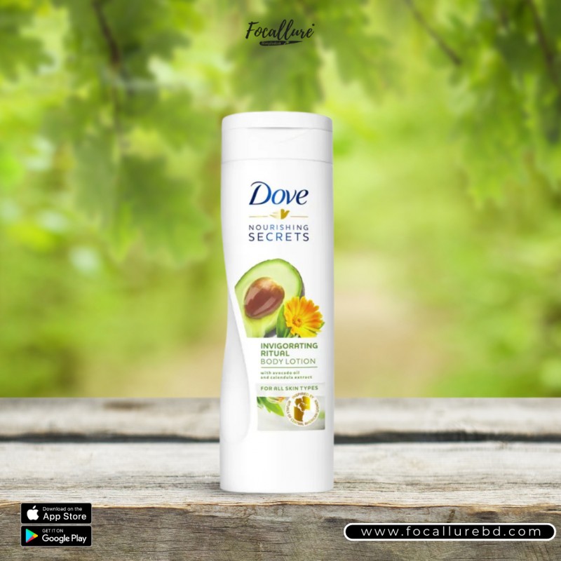 Dove Nourishing Secrets Lotion Invigorating Ritual- Avocado Oil and  Calendula Extract