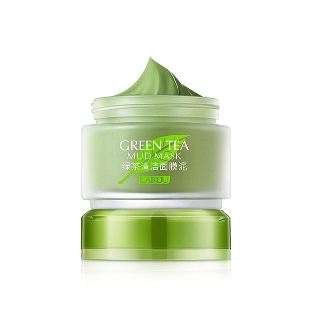 Laikou green tea mud mask- 85gm - Focallure