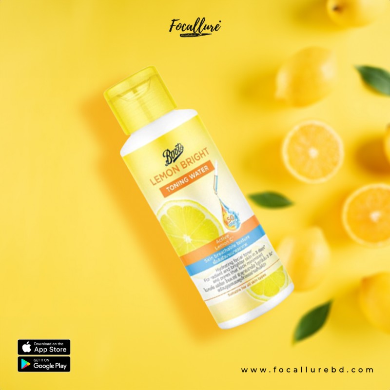 Boots Lemon Bright Micellar Water 100ml Focallure